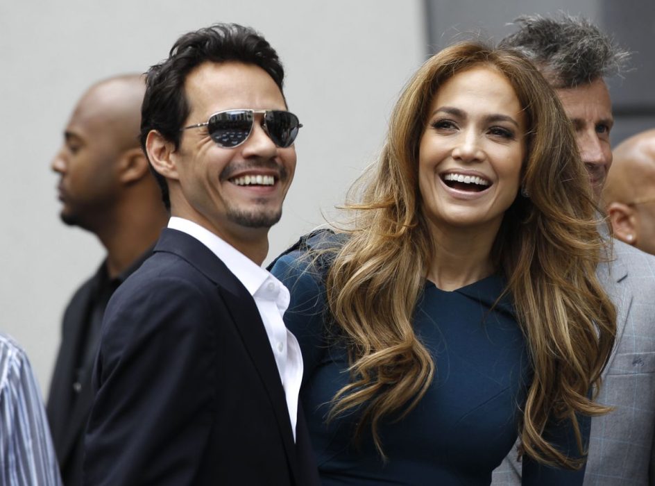 Marc Anthony and jennifer lopez