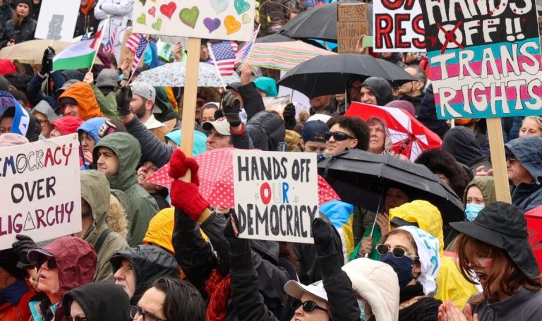 “The Mastermind Behind the ‘Hands Off’ Protests: How a Nationwide Movement is Challenging Trump and Musk’s Policies”